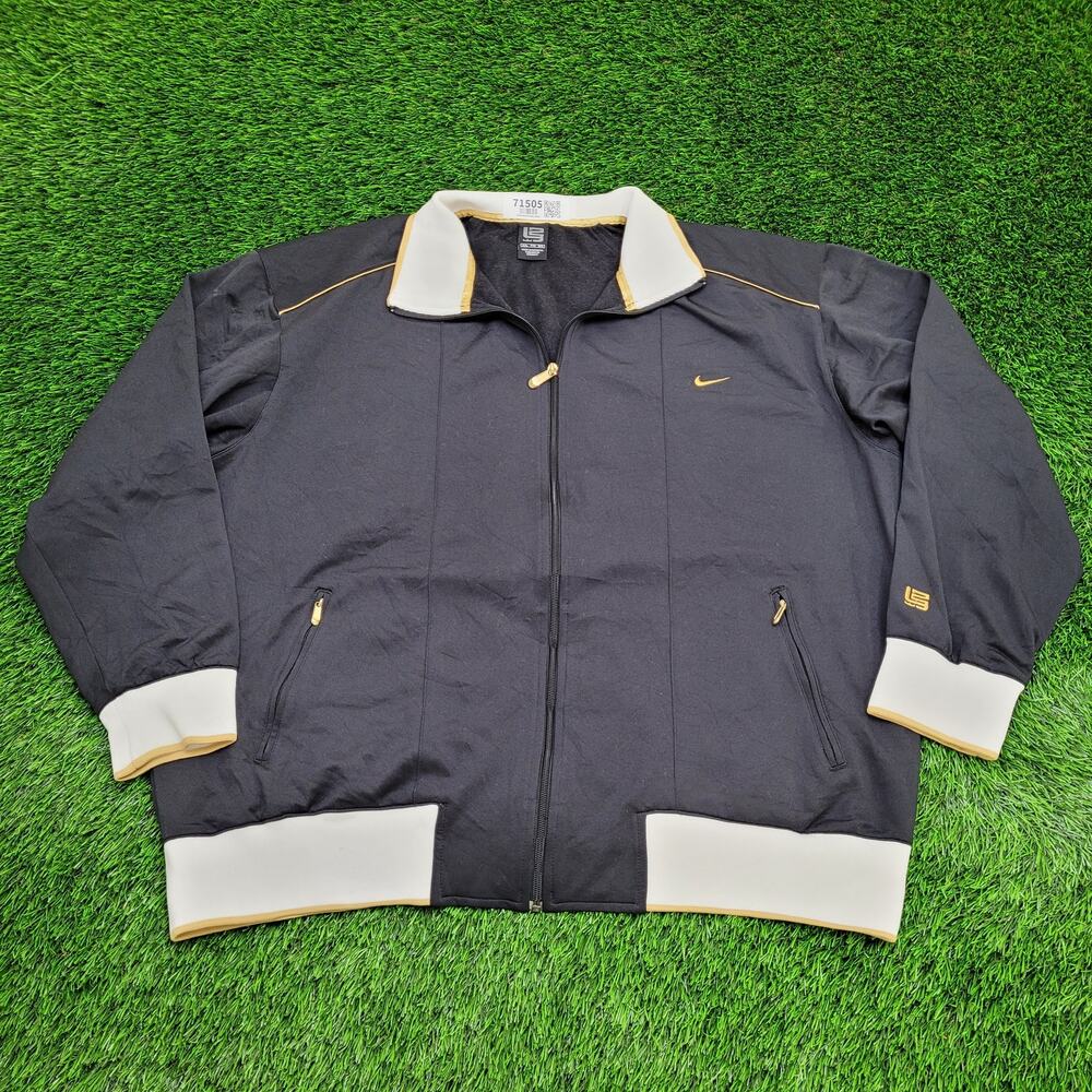 NIKE LB-23 Jacket 2XL 30x29 Baggy Lebron-James Black White